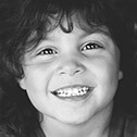 young child smiling